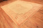 Full Antique Oushak room sized Turkish rug 50299 by Nazmiyal