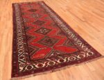 Full Antique red color Persian Ghashgai runner rug 50301 by Nazmiyal