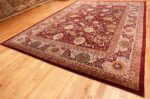 Full Room size Antique Indian agra rug 50250 by Nazmiyal
