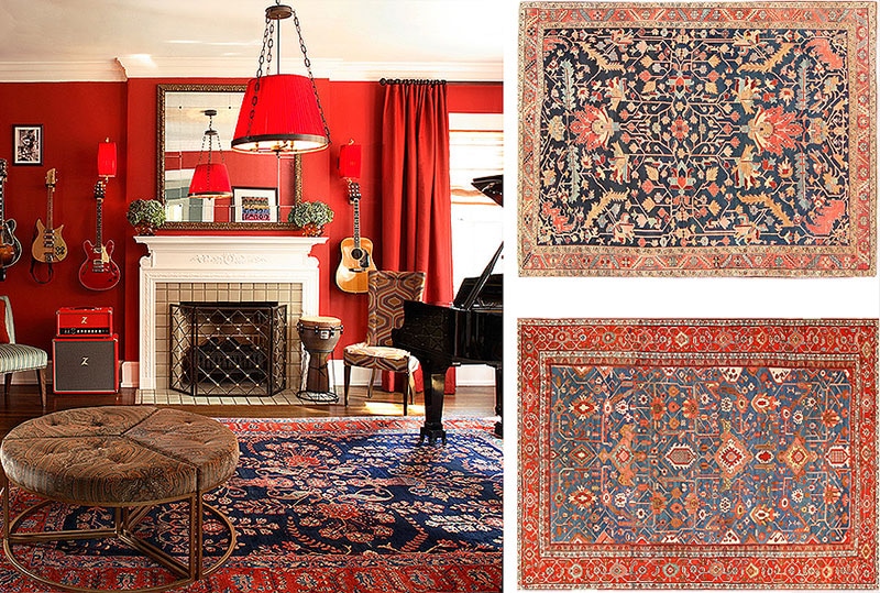 Antique Persian Oriental Rugs in San Francisco Interiors Antique Persian Oriental Rugs in San Francisco Interiors by Nazmiyal