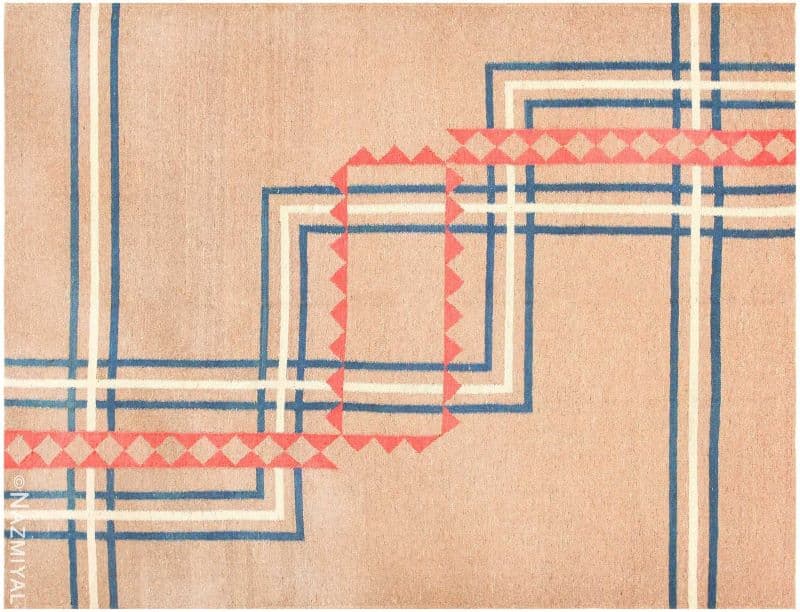 Art Deco Kilim From India Art Deco Kilim From India Nazmiyal