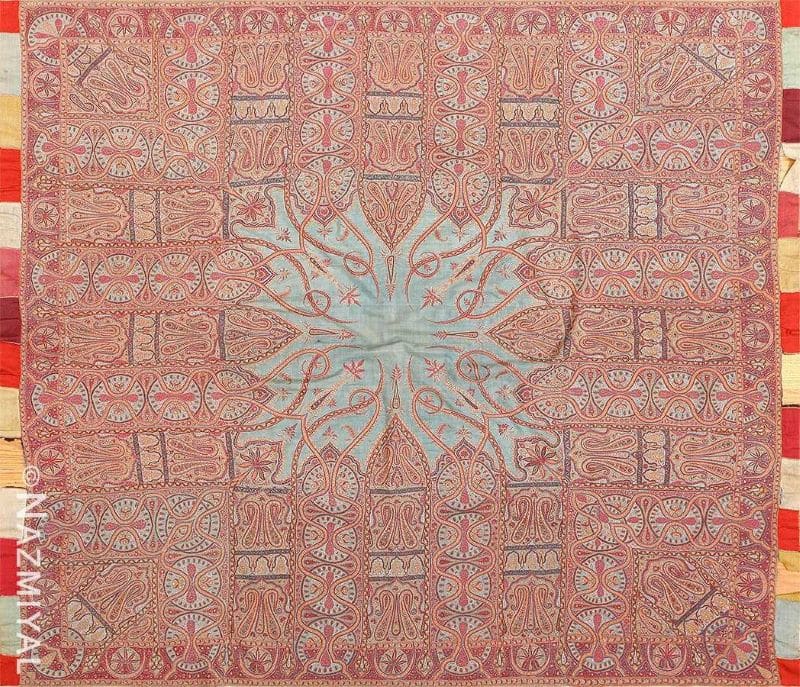 Antique Indian Art Nouveau Shawl Antique Indian Art Nouveau Shawl Nazmiyal