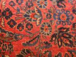 large antique oversized sarouk persian carpet 50260 lowpile Nazmiyal