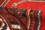 Pile Antique red color Persian Ghashgai runner rug 50301 by Nazmiyal