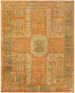 Room Sized Antique Turkish Oushak Carpet 50085 Nazmiyal