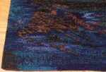 Signature vintage Scandinavian Was at sea designed by Brita Molin carpet 48514 from Nazmiyal antique rugs collection