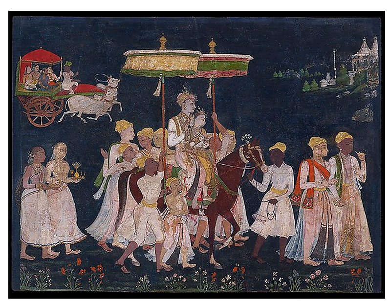 Sultans of Deccan Wedding procession of Sultan Muhammad Quli Qutb Shah Nazmiyal