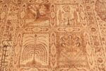 Tree Antique Tabriz garden design Persian rug 50258 by Nazmiyal