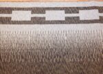 vintage double sided swedish kilim 48501 white border Nazmiyal