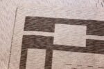 vintage double sided swedish kilim 48501 white weave Nazmiyal