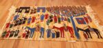 vintage judaic purim scene tapestry 48551 horizontal Nazmiyal