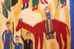 vintage judaic purim scene tapestry 48551 purim Nazmiyal