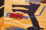 vintage judaic purim scene tapestry 48551 weave Nazmiyal