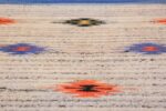 Vintage Mid Century Swedish Kilim 48472 Lines Nazmiyal
