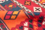 Vintage Persian Ghashgai Rug 50320 Orange Pile Nazmiyal