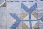 Vintage Scandinavian Kilim by Ingegerd Silow 48541 Knots Flat Woven Nazmiyal