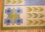 vintage swedish kilim by berit woelfer 48510 corner Nazmiyal