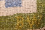 vintage swedish kilim by berit woelfer 48510 signature Nazmiyal