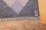 vintage swedish kilim by britta swefors 48507 signature Nazmiyal