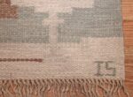 vintage swedish kilim by ingegerd silow 48499 signature Nazmiyal