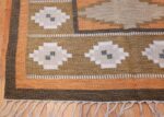 Vintage Swedish Kilim by Ingegerd Silow 48511 Side Corner Nazmiyal