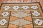 Vintage Swedish Kilim by Ingegerd Silow 48511 Top Design Nazmiyal