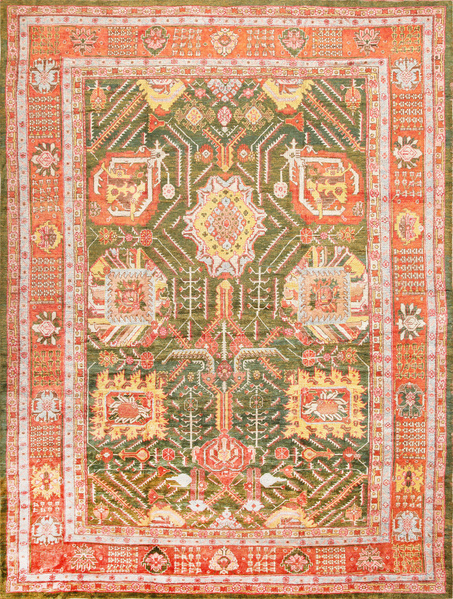 Vintage Turkish Oushak Carpet Nazmiyal Vintage Turkish Oushak Carpet 47403