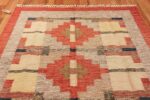 vintage scandinavian swedish kilim 48498 top Nazmiyal