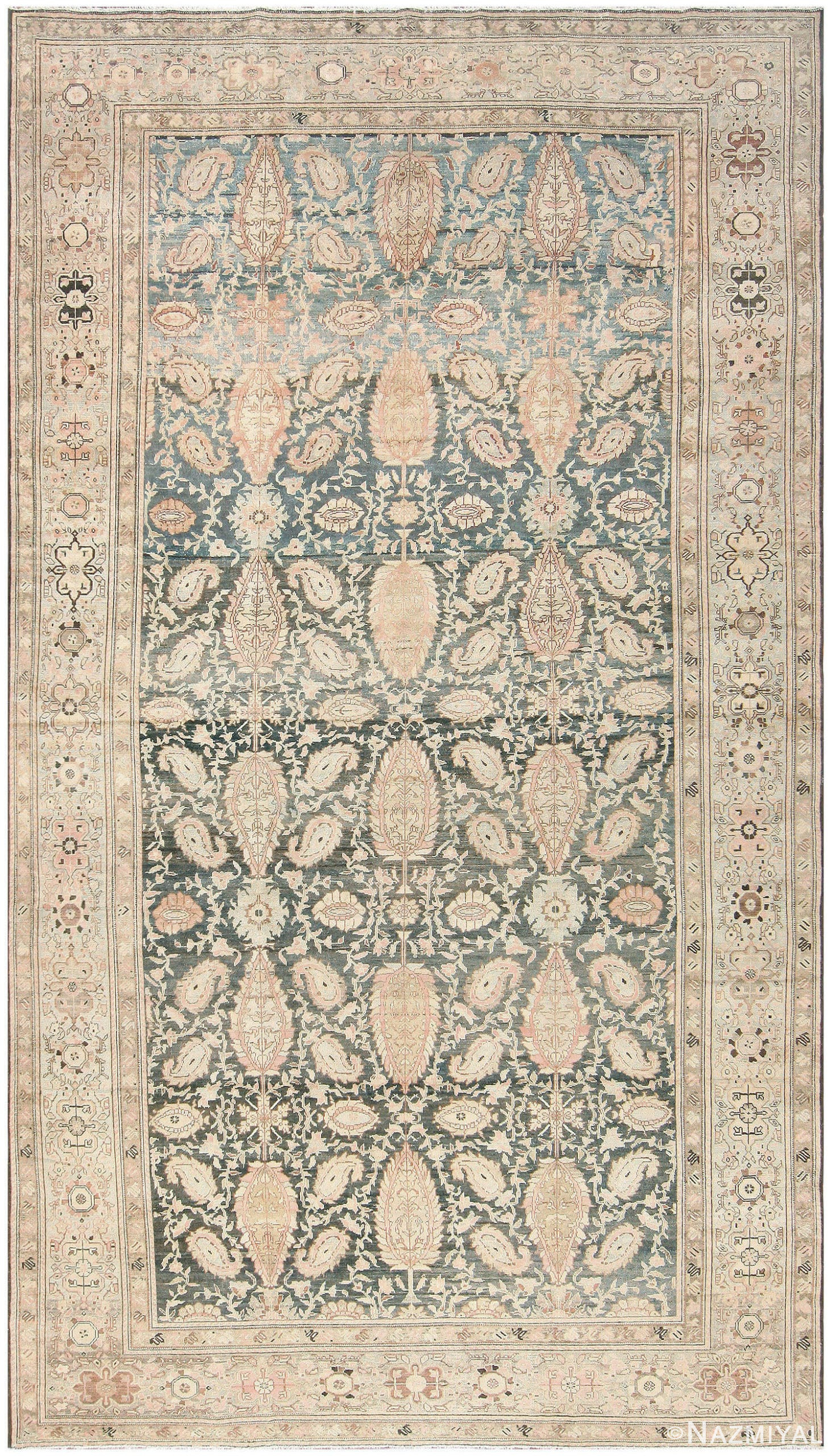 Antique Persian Malayer Carpet 50232 Detail/Large View