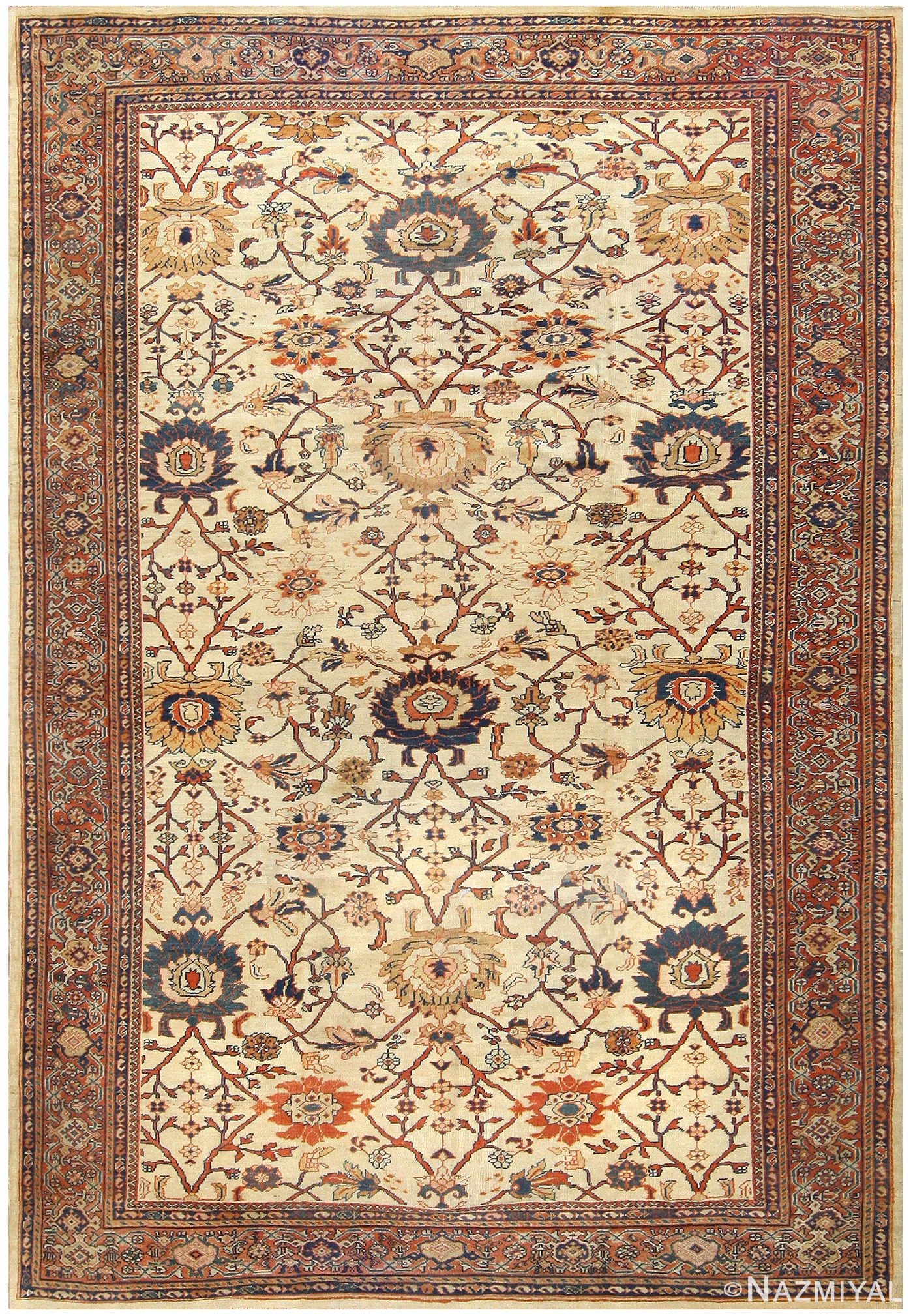 Antique Sultanabad Persian Carpet 50282