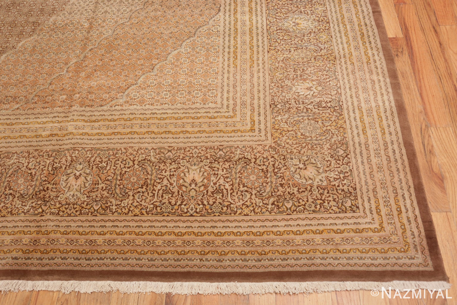 Corner Large Oversize Persian Tabriz rug 50317 by Nazmiyal