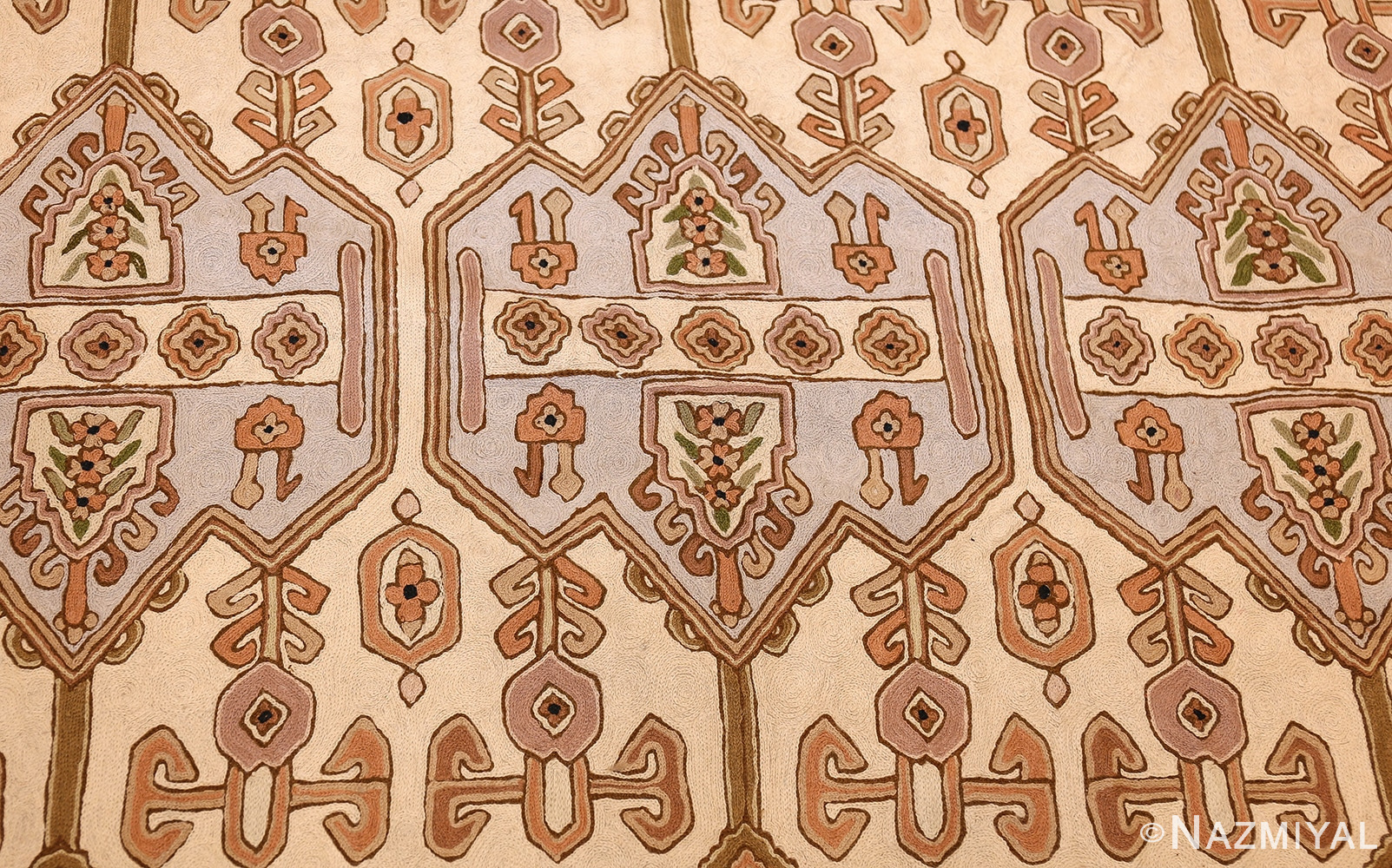 decorative large indian kilim vintage rug 50319 design Nazmiyal