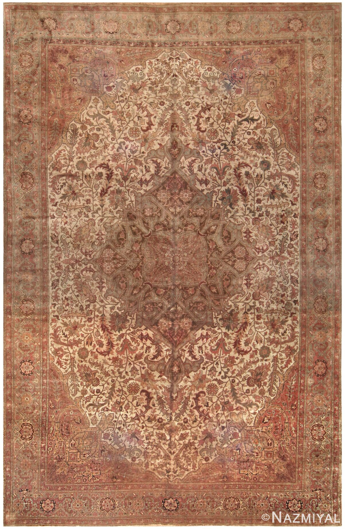 Large Antique Persian Heriz Carpet 50321