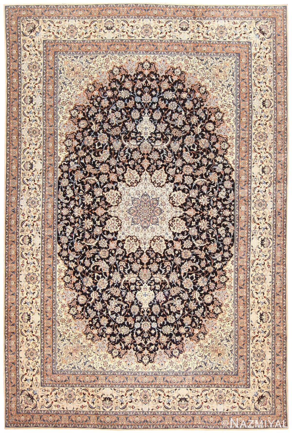 Persian Nain Carpet 50318 Detail/Large View