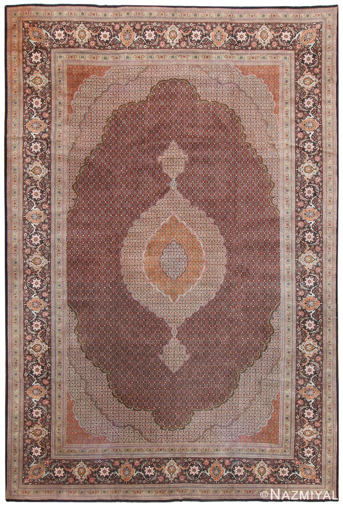 Persian Tabriz Carpet 50316 Detail/Large View