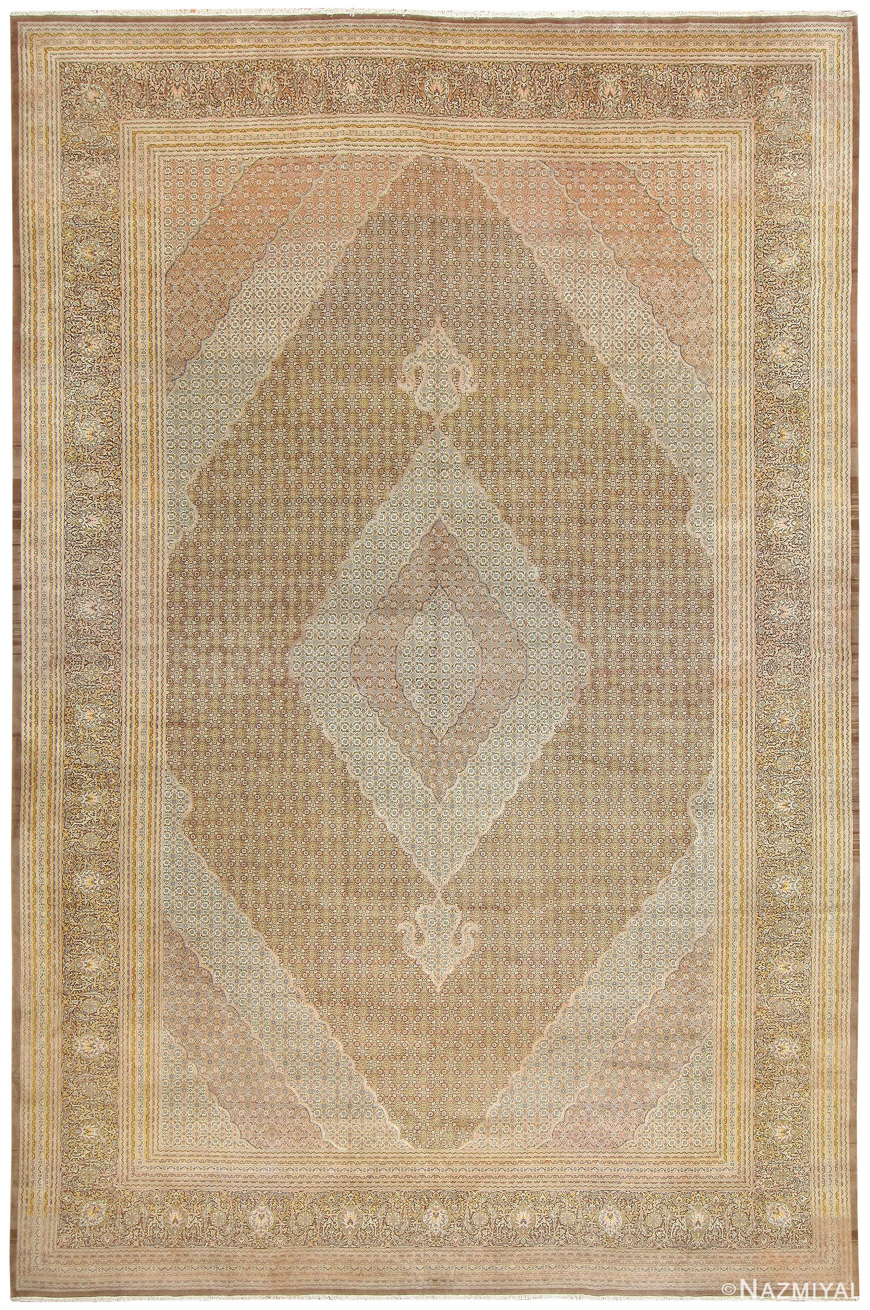 Persian Tabriz Carpet 50317 Detail/Large View