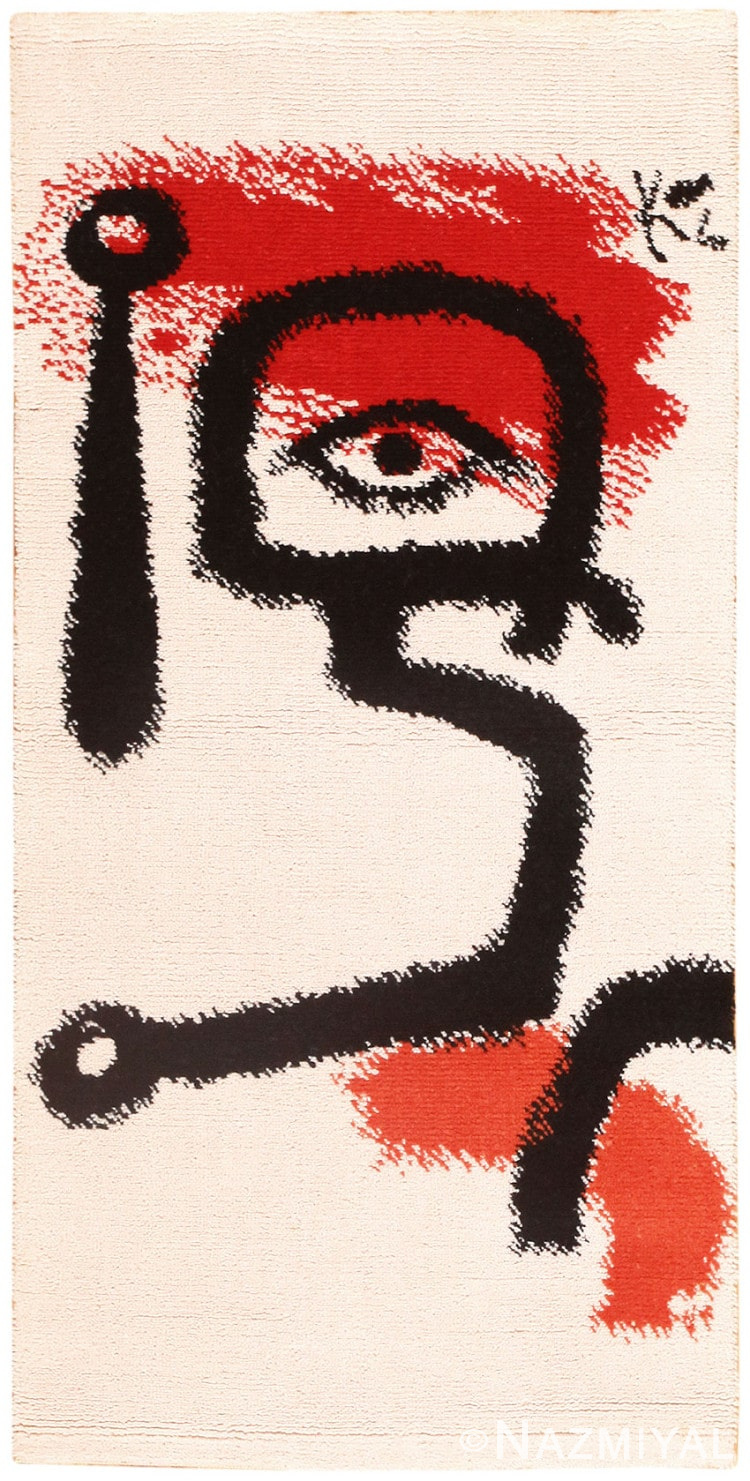 Vintage Paul Klee Carpet 48552 Detail/Large View