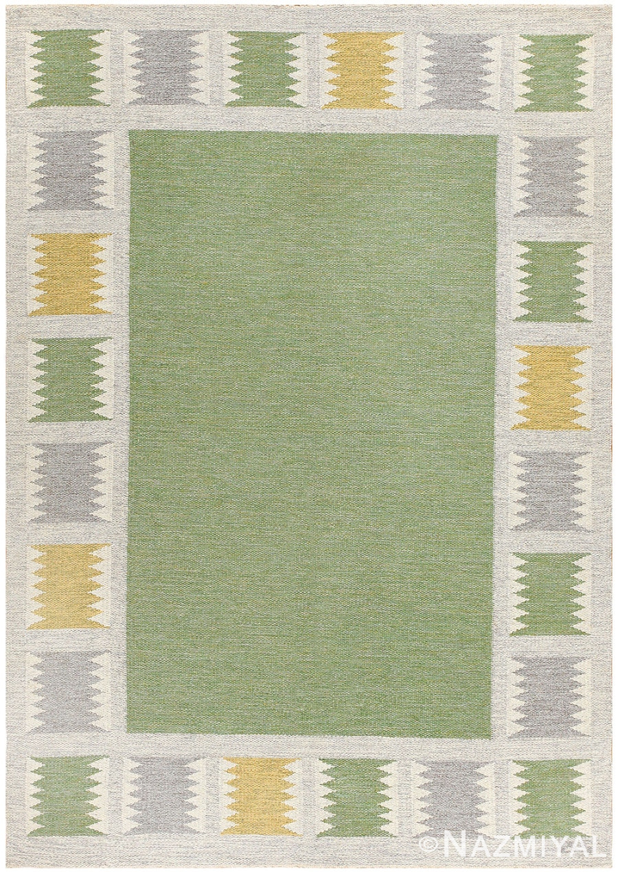 Vintage Swedish Kilim by Birgitt Sodergren 48502