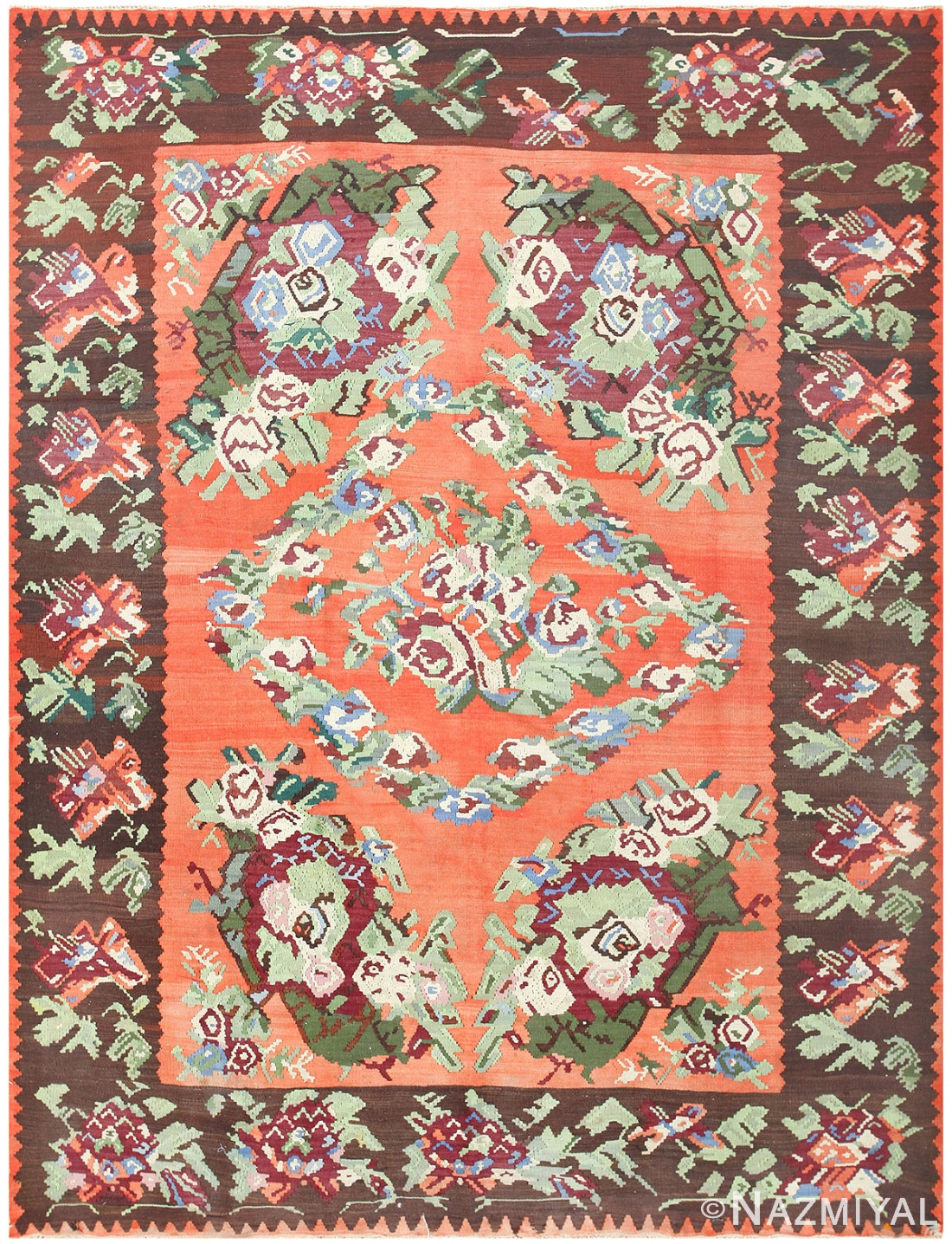 Vintage Turkish Kilim 50265 Detail/Large View