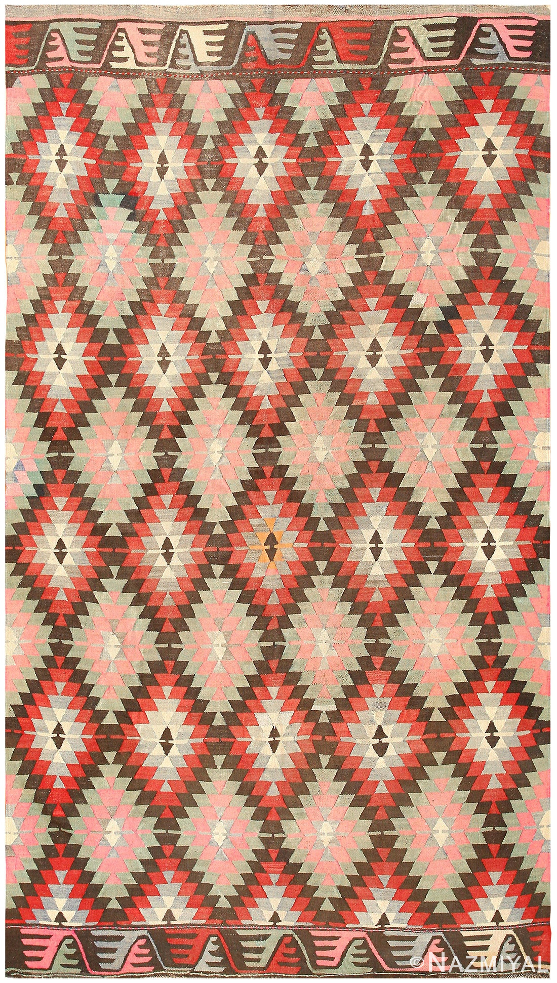 Vintage Turkish Kilim 50294 Detail/Large View