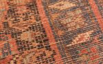 Weave detail Antique Bidjar Persian runner rug 50280 by Nazmiyal