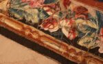 Weave detail Antique French tapestry rug 50270 by Nazmiyal