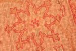 Weave detail Antique Oushak room sized Turkish rug 50299 by Nazmiyal