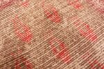 Weave detail Art Deco Turkish rug 50334 by Nazmiyal
