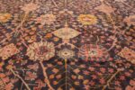 Antique Irish Arts and Crafts Rug 50336 Yellow Branches Nazmiyal