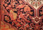 antique persian sarouk farahan carpet 50240 birds Nazmiyal