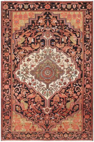 Antique Persian Sarouk Farahan Carpet 50240 Nazmiyal
