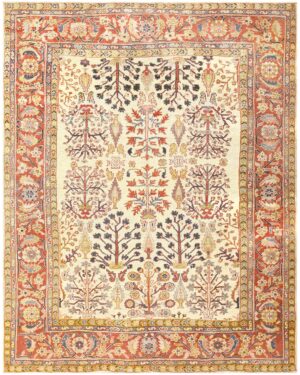 Antique Persian Sultanabad Rug 50095 Nazmiyal