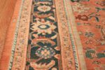Antique Room Size Persian Sultanabad Rug 50004 Border Design Nazmiyal