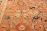 Antique Room Size Persian Sultanabad Rug 50004 Side Pattern Nazmiyal